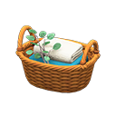 Rattan Towel Basket Animal Crossing New Horizons | ACNH Critter - ACNHMALL