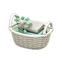 Rattan Towel Basket Animal Crossing New Horizons | ACNH Critter - ACNHMALL
