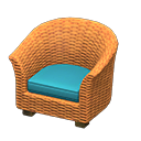 Rattan Armchair Animal Crossing New Horizons | ACNH Critter - ACNHMALL