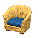 Rattan Armchair Animal Crossing New Horizons | ACNH Critter - ACNHMALL