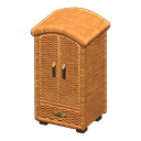 Rattan Wardrobe Animal Crossing New Horizons | ACNH Critter - ACNHMALL