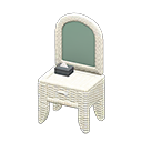 Rattan Vanity Animal Crossing New Horizons | ACNH Critter - ACNHMALL