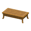 Rattan Low Table Animal Crossing New Horizons | ACNH Critter - ACNHMALL