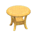 Rattan End Table Animal Crossing New Horizons | ACNH Critter - ACNHMALL