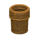 Rattan Waste Bin Animal Crossing New Horizons | ACNH Critter - ACNHMALL