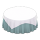 White x Plain pearl blue