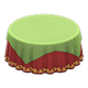 Green x Wine red