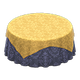 Gold x Damascus-pattern blue