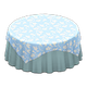 Light blue x Plain pearl blue