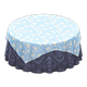 Light blue x Damascus-pattern blue Light blue x Damascus-pattern blue