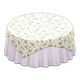 Floral print x Plain white