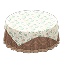 Large Covered Round Table Animal Crossing New Horizons | ACNH Critter - ACNHMALL