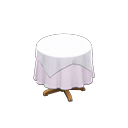 Small Covered Round Table