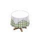 White x Green gingham