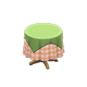 Green x Orange gingham