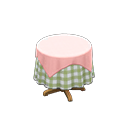 Small Covered Round Table Animal Crossing New Horizons | ACNH Critter - ACNHMALL