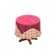 Berry red x Orange gingham Berry red x Orange gingham