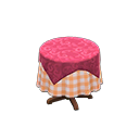 Small Covered Round Table Animal Crossing New Horizons | ACNH Critter - ACNHMALL