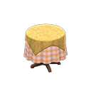 Small Covered Round Table Animal Crossing New Horizons | ACNH Critter - ACNHMALL