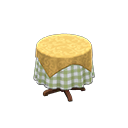 Small Covered Round Table Animal Crossing New Horizons | ACNH Critter - ACNHMALL