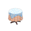 Small Covered Round Table Animal Crossing New Horizons | ACNH Critter - ACNHMALL