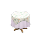 Floral print x Plain white
