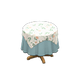 Floral print x Plain pearl blue Floral print x Plain pearl blue