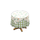 Floral print x Green gingham Floral print x Green gingham