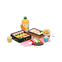 Outdoor Picnic Set Animal Crossing New Horizons | ACNH Critter - ACNHMALL