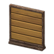 Dark brown x Horizontal planks