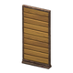 Dark brown x Horizontal planks