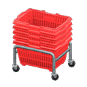 Stacked Shopping Baskets Animal Crossing New Horizons | ACNH Critter - ACNHMALL