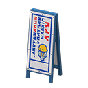 Construction Sign Animal Crossing New Horizons | ACNH Critter - ACNHMALL
