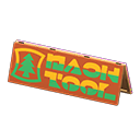 Wooden Field Sign Animal Crossing New Horizons | ACNH Critter - ACNHMALL