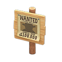 Plain Wooden Shop Sign Animal Crossing New Horizons | ACNH Critter - ACNHMALL