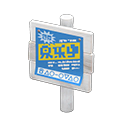 Plain Wooden Shop Sign Animal Crossing New Horizons | ACNH Critter - ACNHMALL