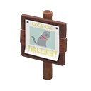 Plain Wooden Shop Sign Animal Crossing New Horizons | ACNH Critter - ACNHMALL