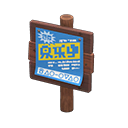 Plain Wooden Shop Sign Animal Crossing New Horizons | ACNH Critter - ACNHMALL