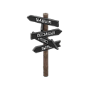 Destinations Signpost Animal Crossing New Horizons | ACNH Critter - ACNHMALL