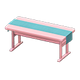 Pink x Light blue Pink x Light blue