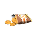 Rice crackers x Brown