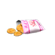Rice crackers x Pink