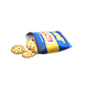 Chocolate-chip cookies x Blue & yellow