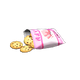 Chocolate-chip cookies x Pink