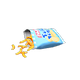 Cheesy snacks x Light blue