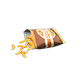 Cheesy snacks x Brown Cheesy snacks x Brown