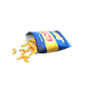 Cheesy snacks x Blue & yellow