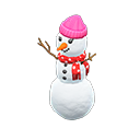 Three-Tiered Snowperson Animal Crossing New Horizons | ACNH Critter - ACNHMALL