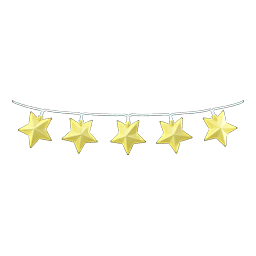 Starry Garland DIY Recipe