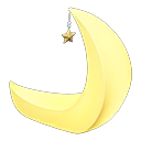 Crescent-Moon Chair Animal Crossing New Horizons | ACNH Critter - ACNHMALL